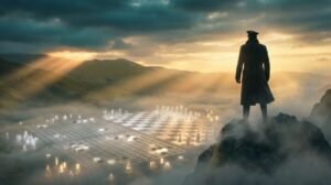 Banner do livro A Arte da Guerra de Sun Tzu, mostrando um guerreiro estilizado, com o texto: Domine a Estratégia, Conquiste a Vitória Sem Batalha.