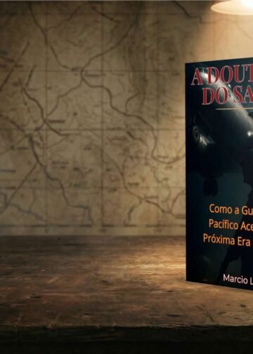 Capa do livro A Doutrina do Salto de Marcio Liotti, uma análise estratégica de como a Guerra do Pacífico acelerou a próxima era do poder.