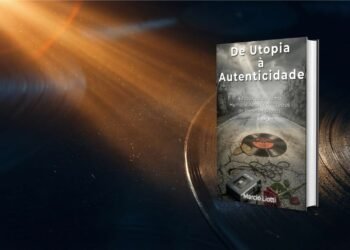 Capa do livro De Utopia à Autenticidade de Marcio Liotti, uma análise da evolução da alma humana através das letras de rock.