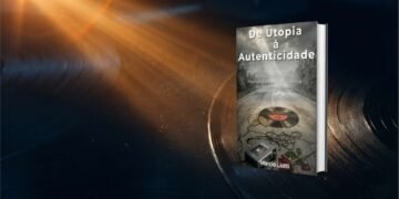 Capa do livro De Utopia à Autenticidade de Marcio Liotti, uma análise da evolução da alma humana através das letras de rock.