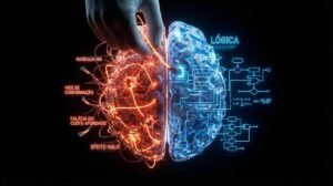 Banner do livro A Arte de Pensar Claramente, mostrando um cérebro como um labirinto sendo solucionado.