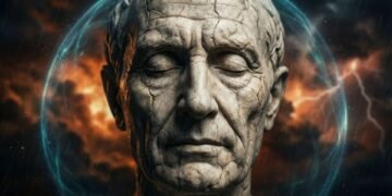 Meditações de Marco Aurélio: Imagem de um filósofo estoico para o guia do livro no Emporium ACRUNI.